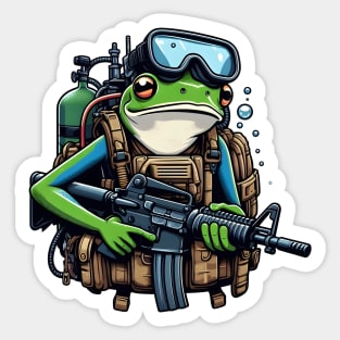 Tactical Frog Sticker